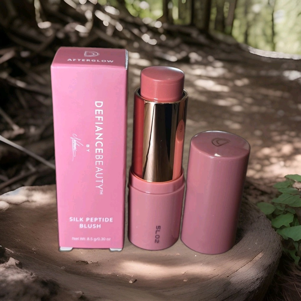 Defiance Beauty Silk Peptide Blush Color Afterglow New Full Size 0.30 Oz